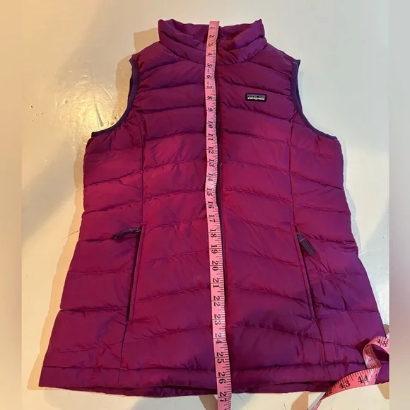 PATAGONIA Purple Quilted Down VEST Girls XL